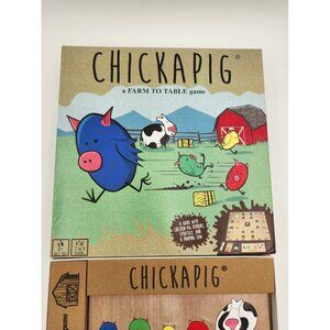 Chickapig Strategic Board Game Family Friendly Game For 2 or 4 Players
